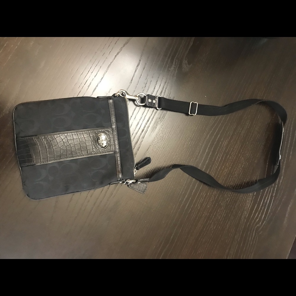 Black Coach Crossbody Bag